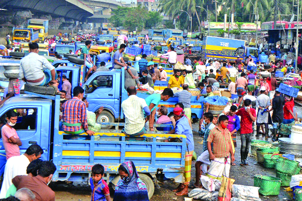 করোনাকালের মাছ বাজার