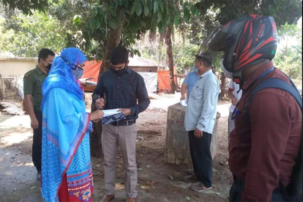 খাগড়াছড়িতে লকডাউন অমান্য করায় ৭ জনকে জরিমানা