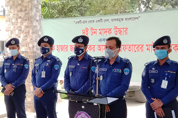 কুমিল্লায় তিন মাসে সাড়ে ৫ কোটি টাকার মাদক আটক
