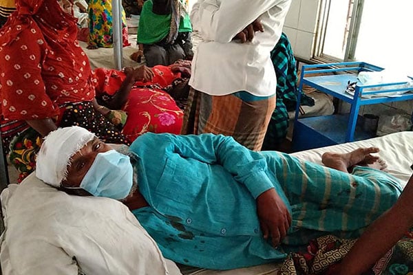 শৈলকুপায় জমি নিয়ে সংঘর্ষে আহত ৮