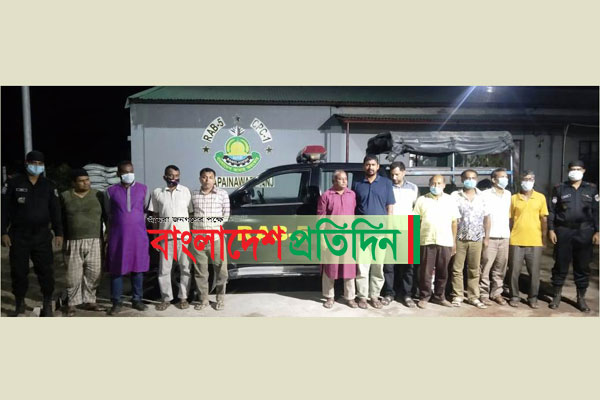 চাঁপাইনবাবগঞ্জে আইপিএল নিয়ে জুয়া খেলায় ১১ জুয়াড়ি আটক
