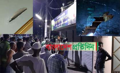 ‘জয় বাংলা’ ও ‘আল্লাহু আকবার’ স্লোগানে কাউন্সিলর লায়েকের বাসায় হামলা