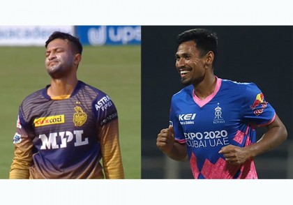 কলকাতা-রাজস্থান মুখোমুখি: একাদশে মোস্তাফিজ, সুযোগ হয়নি সাকিবের

