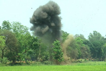 রাবির বধ্যভূমিতে পাওয়া মর্টারশেলটি নিষ্ক্রিয় করলো সেনাবাহিনী 