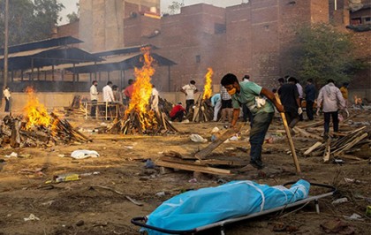 ভারতে করোনায় একদিনে আরও সাড়ে তিন হাজার প্রাণহানি 