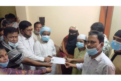 করোনায় মৃত্যুবরণকারী যুবদল নেতাকর্মীদের পরিবারের পাশে নবীউল্লাহ নবী