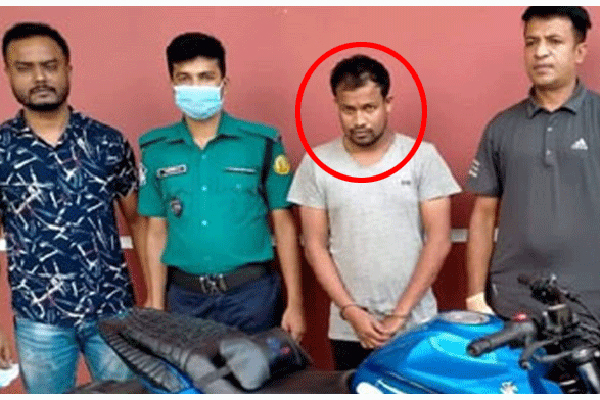 মোটরসাইকেল চুরির দায়ে আটক যুব্ক ছাত্রলীগ কর্মী!