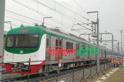 মেট্রোরেলের নির্মাণ কাজের সার্বিক অগ্রগতি ৬৩ ভাগ