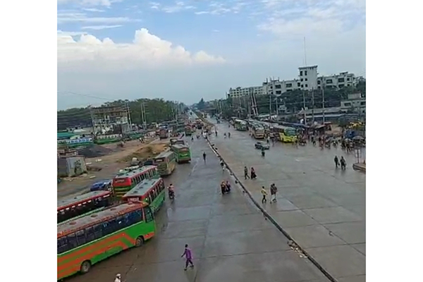 ঢাকা-টাঙ্গাইল মহাসড়ক ফাঁকা