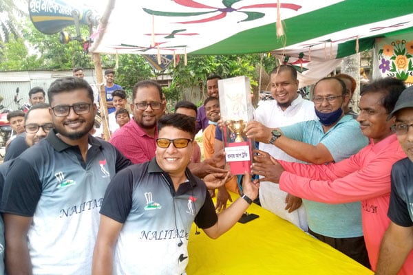 নালিতাবাড়ীতে প্রীতি ক্রিকেট ম্যাচ অনুষ্ঠিত 