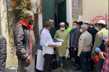 পর্তুগাল বাংলাদেশ ফ্রেন্ডশিপ এসোসিয়েশনের পক্ষ থেকে প্রবাসীদের মাঝে জরুরী সামগ্রী বিতরণ