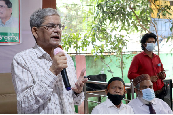 দেশে ভয় ও ত্রাসের রাজত্ব সৃষ্টি হয়েছে: মির্জা ফখরুল