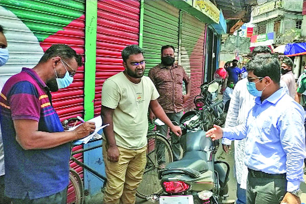 বরিশালে ১০ ব্যক্তি ও চার প্রতিষ্ঠানকে জরিমানা