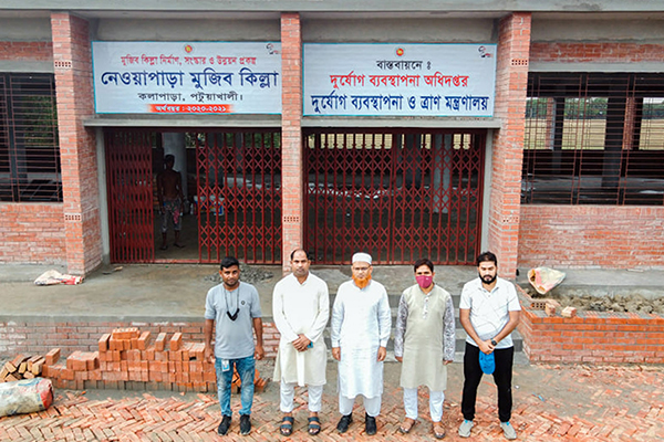 কলাপাড়ায় ‘মুজিব কিল্লা’ এলাকায় বইছে আনন্দের জোয়ার