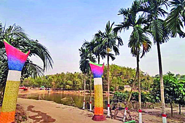 গাবরাখালী পাহাড় থেকে দেখা যায় মেঘালয়ের মেঘ