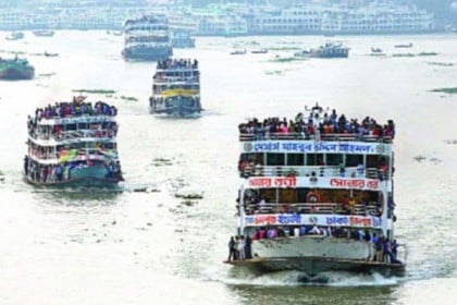 সংবাদ সম্মেলনে যাত্রীবাহী লঞ্চ চালুর দাবি