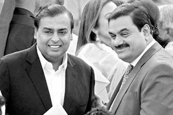 এশিয়ার শীর্ষ ধনী ভারতের আম্বানি ও আদানি