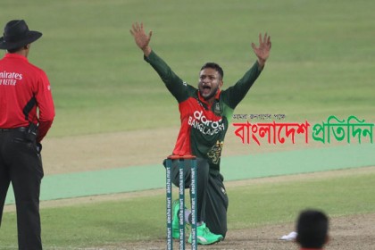 ১০০০ উইকেটের মাইলফলকে সাকিব