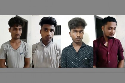 তরুণীকে জঙ্গলে নিয়ে দলবেঁধে ধর্ষণ, আটক ৪