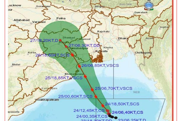 ঘূর্ণিঝড় ‘ইয়াস’ প্যারাদ্বীপ-সাগরদ্বীপের মাঝ দিয়ে আসবে স্থলে