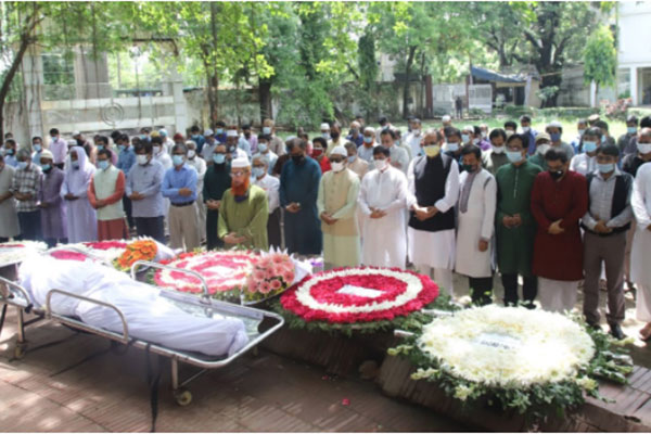 হাবীবুল্লাহ সিরাজীর প্রথম জানাজা সম্পন্ন 

