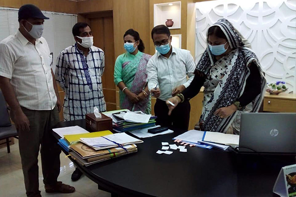 হবিগঞ্জে গোল্ডকাপ ফুটবল টুর্নামেন্টের পিকচার প্রণয়ন