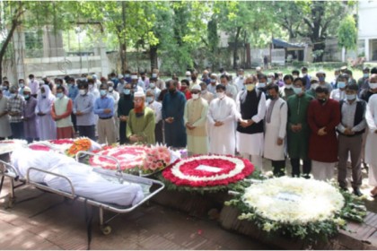 হাবীবুল্লাহ সিরাজীর প্রথম জানাজা সম্পন্ন 

