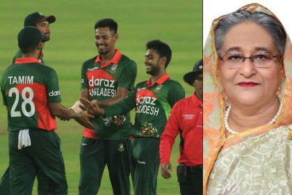টাইগারদের ইতিহাস গড়া জয়ে প্রধানমন্ত্রীর অভিনন্দন