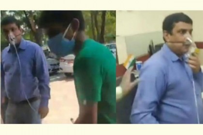 ছুটি মঞ্জুর হয়নি, অক্সিজেন সাপোর্ট নিয়েই অফিসে ব্যাংক কর্মকর্তা!