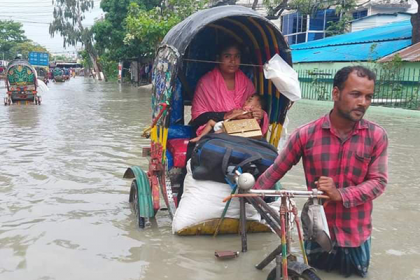 জোয়ারের পানিতে চট্টগ্রামের নিম্নাঞ্চল প্লাবিত
