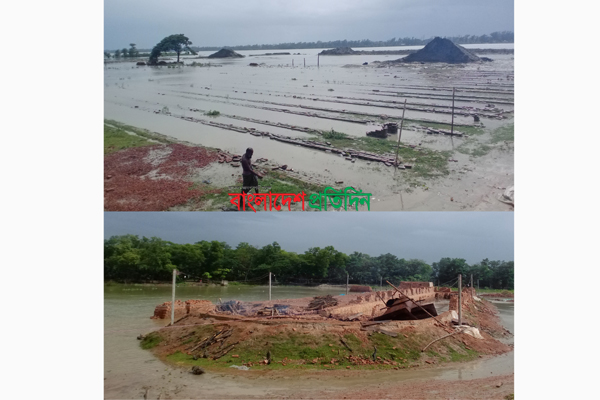 ঘূর্ণিঝড় ইয়াস: ইট ভাটার ১১ লাখ ইট মাটির স্তূপে পরিণত