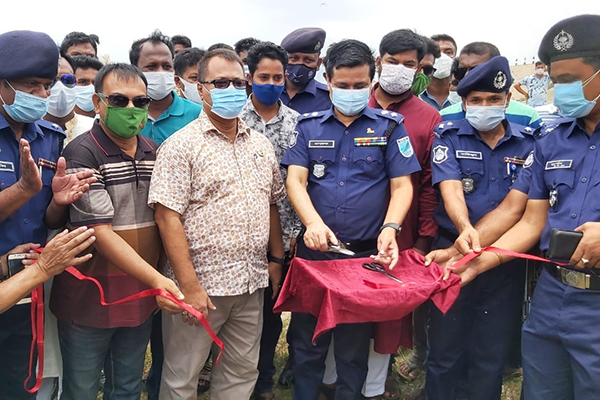 কিশোরগঞ্জের হাওরে দুটি পুলিশ ক্যাম্প উদ্বোধন