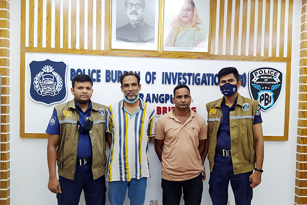 পাথর ব্যবসায়ীকে নারী দিয়ে জিম্মি করে চাঁদা আদায়, গ্রেফতার ২
