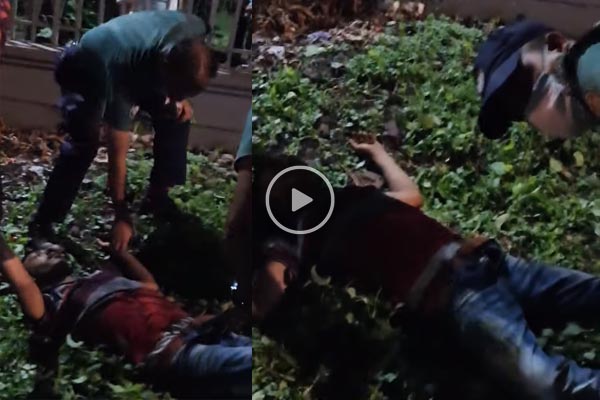 পথচারীরা ব্যস্ত ছবি তুলতে, রক্তাক্ত যুবককে হাসপাতালে নিল পুলিশ