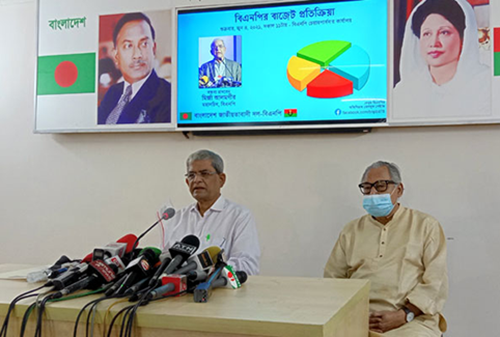 প্রস্তাবিত বাজেটে জনগণকে কোভিডের মহাসংকট থেকে রক্ষার দিকনির্দেশনা নেই: বিএনপি