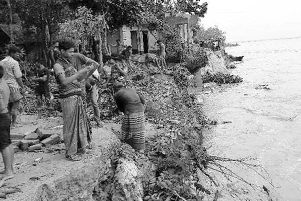 এক সপ্তাহে তিস্তায় বিলীন তিন শতাধিক ঘরবাড়ি