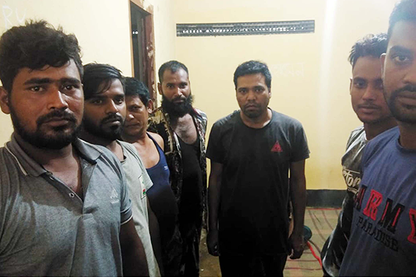 শেরপুরে মধ্যরাতে জুয়ার আসরে হানা, গ্রেফতার সাত