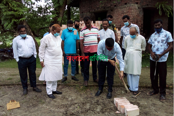 বোয়ালমারীতে শিল্পকলা একাডেমি ভবনের নির্মাণ কাজের উদ্বোধন 