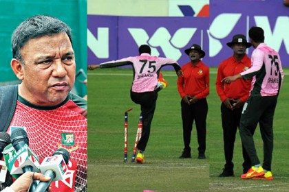 খালেদ মাহমুদের সঙ্গেও লেগে গেল সাকিবের, পরে ড্রেসিংরুমে মিটমাট