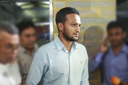 শাস্তি মেনে নিয়েছেন সাকিব, হচ্ছে না শুনানি