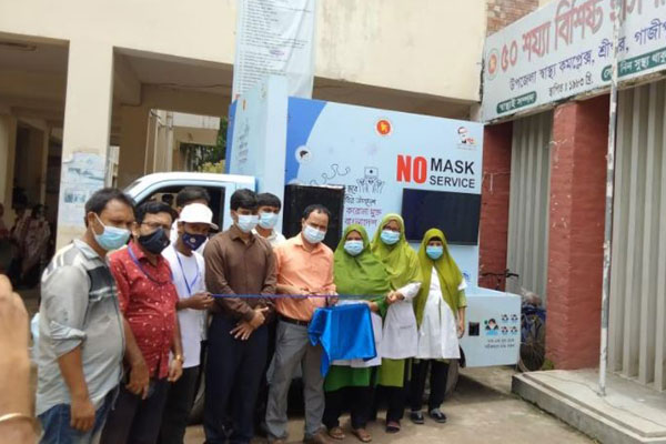 শ্রীপুরে কারোনা মোকাবেলায় স্বাস্থ্যশিক্ষা সেবা প্যাকেজ প্রচারণা