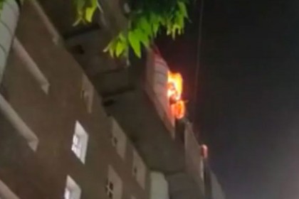 দিল্লির এইমসে আগুন

