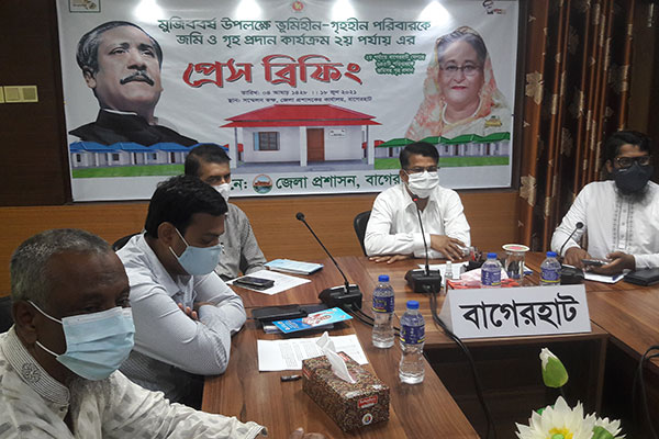 বাগেরহাটে ঘর পাচ্ছে ৬৩১ ভূমিহীন পরিবার