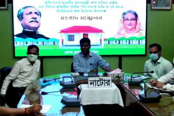 নাটোরে দ্বিতীয় পর্যায়ে ঘর পাবে ১৩৮১ গৃহহীন পরিবার


