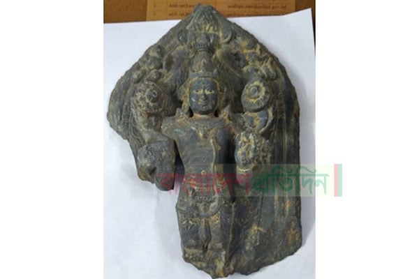 সাড়ে তিন কোটি টাকার কষ্টি পাথরের বিঞ্চুমূর্তি উদ্ধার!