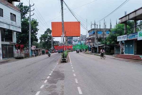 চুয়াডাঙ্গায় এক সপ্তাহের লকডাউন চলছে