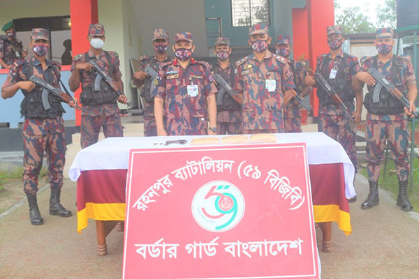 কিরণগঞ্জ সীমান্ত থেকে সাড়ে ৩ কেজি হেরোইনসহ আগ্নেয়াস্ত্র উদ্ধার