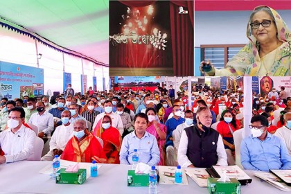 শ্রীমঙ্গলে আজ ঘর পেল ১৬০ পরিবার