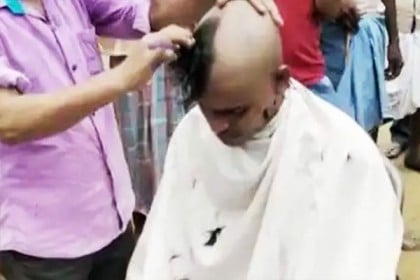 বিজেপিতে যোগদানের প্রায়শ্চিত্ত! মাথা মুড়ে তৃণমূলে ফিরলেন ৫০০ কর্মী