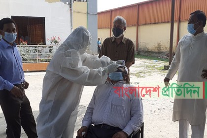 বাংলাবান্ধা স্থল বন্দরে আরটিপিসিআর টেস্ট শুরু 